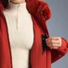 Chaqueta de esquí Primaloft® resistente al agua y de corte superajustado