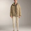 Chaqueta de imitación de piel de oveja con acolchado en forma de rombos Chaqueta de imitación de piel de oveja con acolchado en forma de rombos