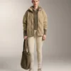 Chaqueta de imitación de piel de oveja con acolchado en forma de rombos Chaqueta de imitación de piel de oveja con acolchado en forma de rombos