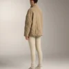 Chaqueta de imitación de piel de oveja con acolchado en forma de rombos Chaqueta de imitación de piel de oveja con acolchado en forma de rombos