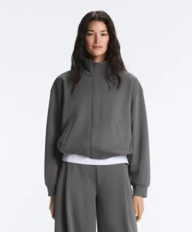 Chaqueta de piqué con algodón