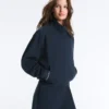 Chaqueta de piqué con ribete de algodón en contraste Chaqueta de piqué con ribete de algodón en contraste