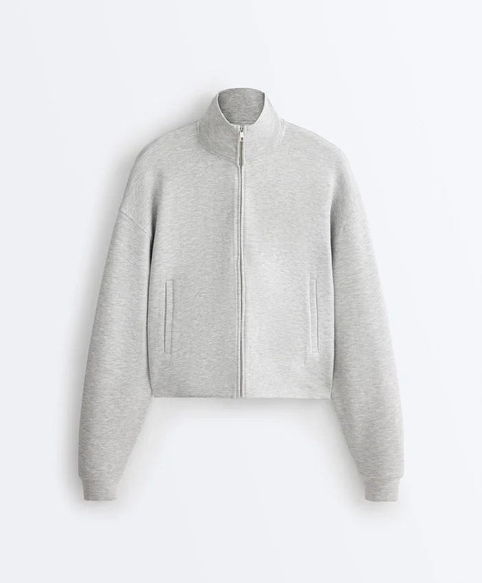 Chaqueta de piqué melange Chaqueta de piqué melange