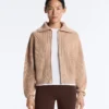 Chaqueta de punto acanalado