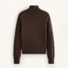 Chaqueta de punto con cuello acanalado Chaqueta de punto con cuello acanalado