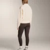 Chaqueta de punto con cuello alto