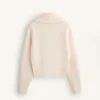 Chaqueta de punto con cuello alto