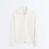 Chaqueta de punto de cuello alto Chaqueta de punto de cuello alto
