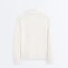 Chaqueta de punto de cuello alto Chaqueta de punto de cuello alto