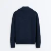 Chaqueta de punto de cuello alto