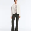 Chaqueta de punto estructurada con capucha Chaqueta de punto estructurada con capucha