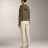 Chaqueta de punto estructurada con capucha