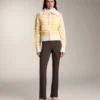 Chaqueta de punto jacquard a rayas Chaqueta de punto jacquard a rayas