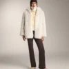 Chaqueta de punto jacquard a rayas Chaqueta de punto jacquard a rayas