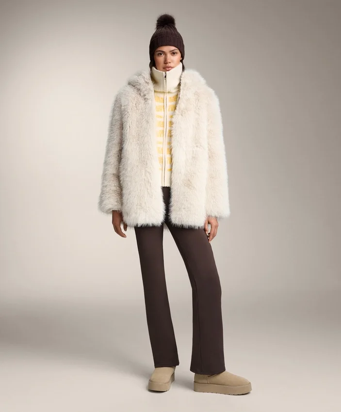Chaqueta de punto jacquard a rayas Chaqueta de punto jacquard a rayas