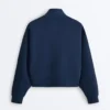 Chaqueta de sarga con rayas laterales