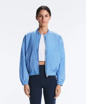 Chaqueta deportiva a rayas