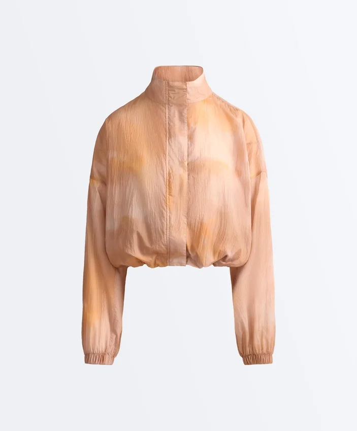 Chaqueta deportiva con estampado tie-dye Chaqueta deportiva con estampado tie-dye