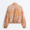 Chaqueta deportiva con estampado tie-dye Chaqueta deportiva con estampado tie-dye