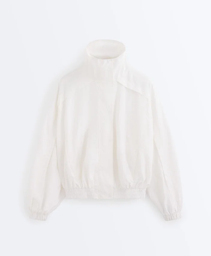 Chaqueta deportiva de cuello alto repelente al agua Chaqueta deportiva de cuello alto repelente al agua