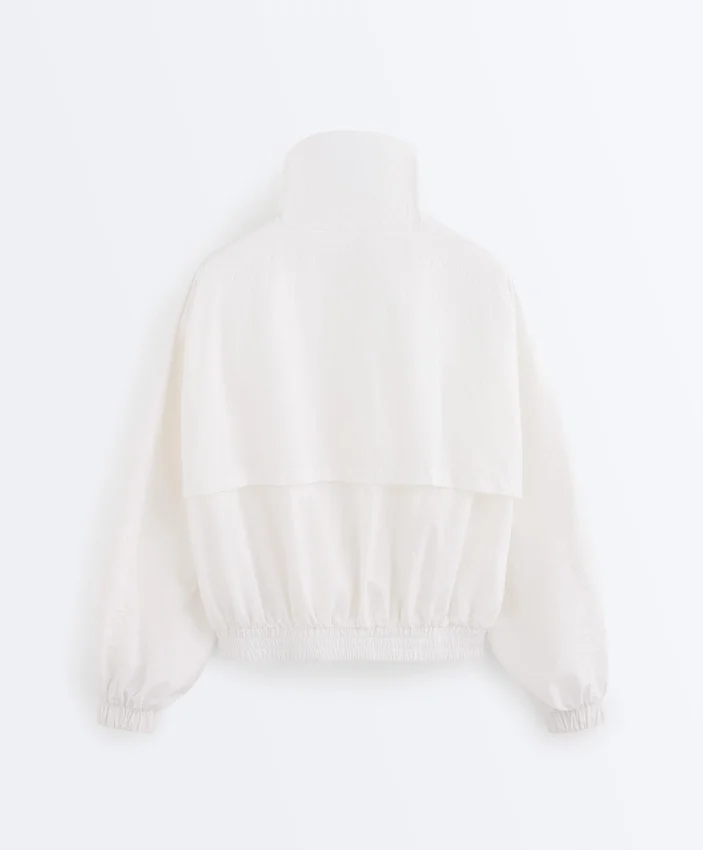 Chaqueta deportiva de cuello alto repelente al agua Chaqueta deportiva de cuello alto repelente al agua