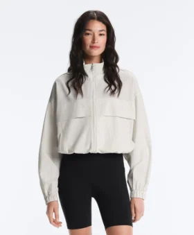 Chaqueta elástica a rayas