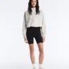 Chaqueta elástica a rayas