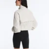 Chaqueta elástica a rayas