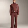 Pantalones de talle alto con ribete y modal Soft Touch