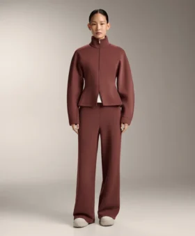 Pantalones de talle alto con ribete y modal Soft Touch