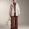 Pantalones de talle alto con ribete y modal Soft Touch