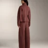 Pantalones de talle alto con ribete y modal Soft Touch