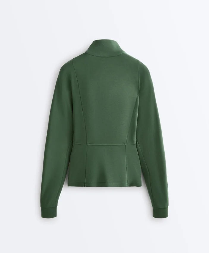Chaqueta entallada en la cintura con modal Soft Touch Chaqueta entallada en la cintura con modal Soft Touch