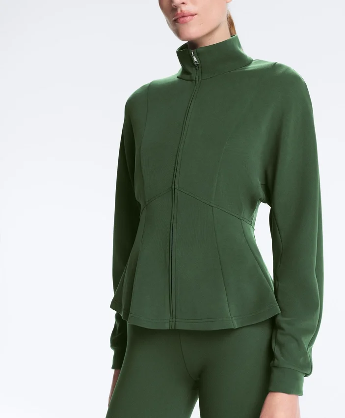 Chaqueta entallada en la cintura con modal Soft Touch Chaqueta entallada en la cintura con modal Soft Touch