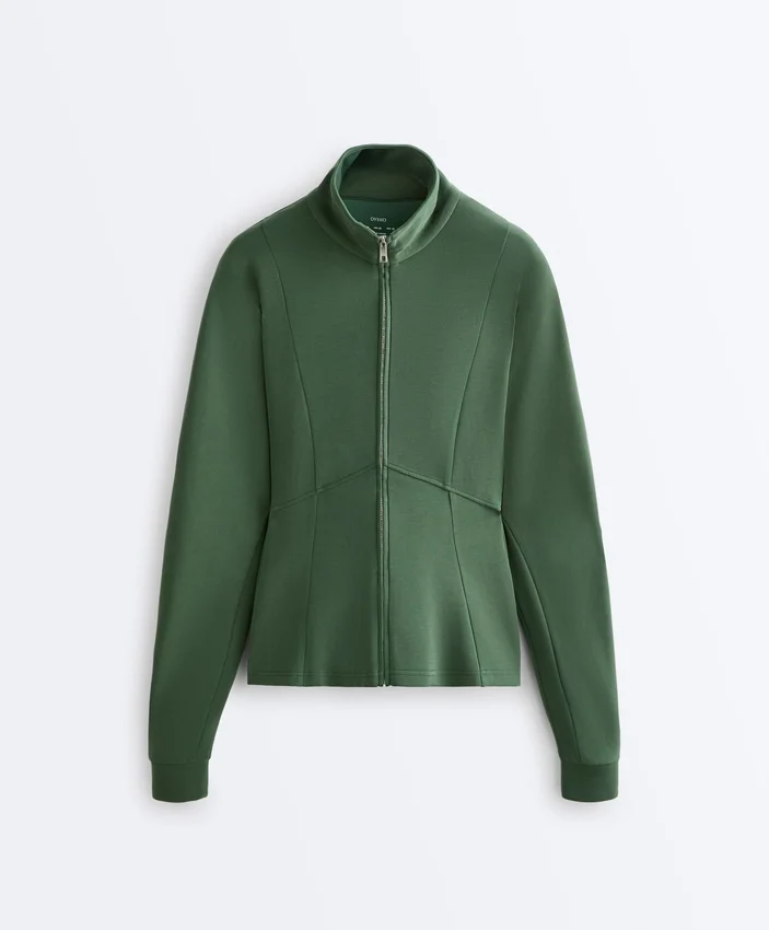 Chaqueta entallada en la cintura con modal Soft Touch Chaqueta entallada en la cintura con modal Soft Touch