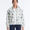 Chaqueta floral de imitación de chaqueta de piel de oveja Chaqueta floral de imitación de chaqueta de piel de oveja