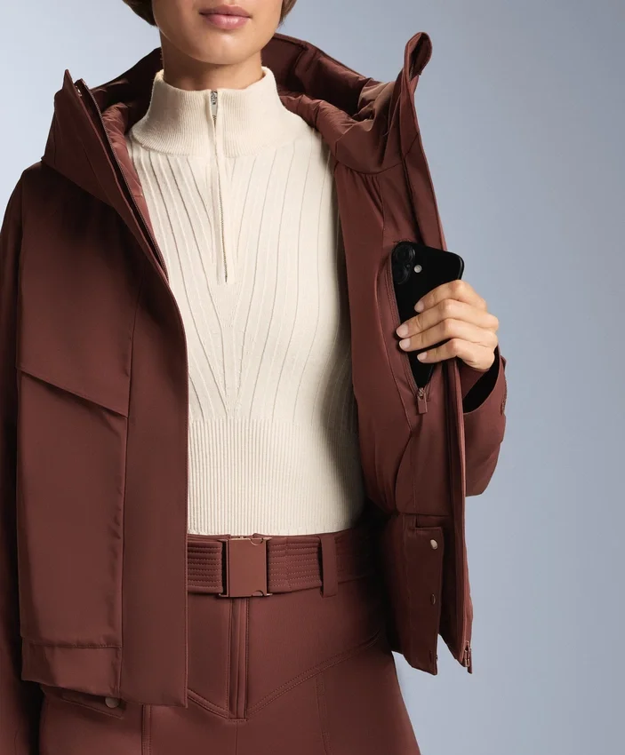 Chaqueta impermeable de esquí Primaloft® Feel the Performance Tm con bolsillos Chaqueta impermeable de esquí Primaloft® Feel the Performance Tm con bolsillos