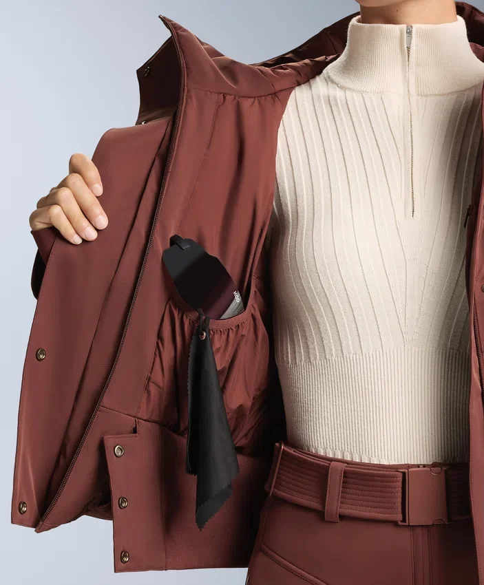 Chaqueta impermeable de esquí Primaloft® Feel the Performance Tm con bolsillos Chaqueta impermeable de esquí Primaloft® Feel the Performance Tm con bolsillos