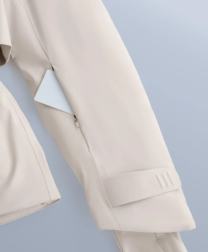 Chaqueta impermeable de esquí Primaloft® Feel the Performance Tm con capas Chaqueta impermeable de esquí Primaloft® Feel the Performance Tm con capas