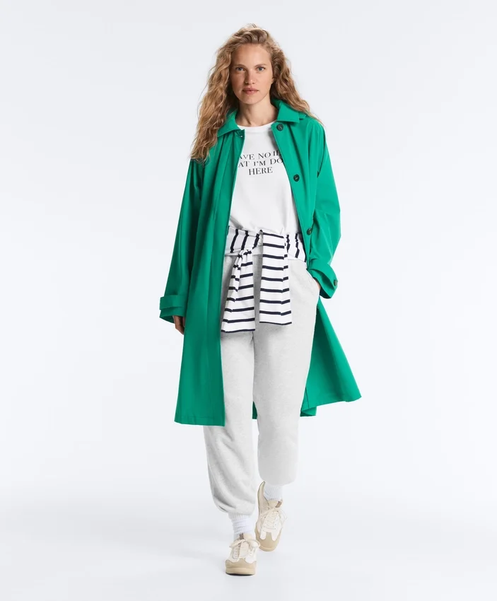 Chaqueta impermeable extra ligera de largo medio 10K Chaqueta impermeable extra ligera de largo medio 10K