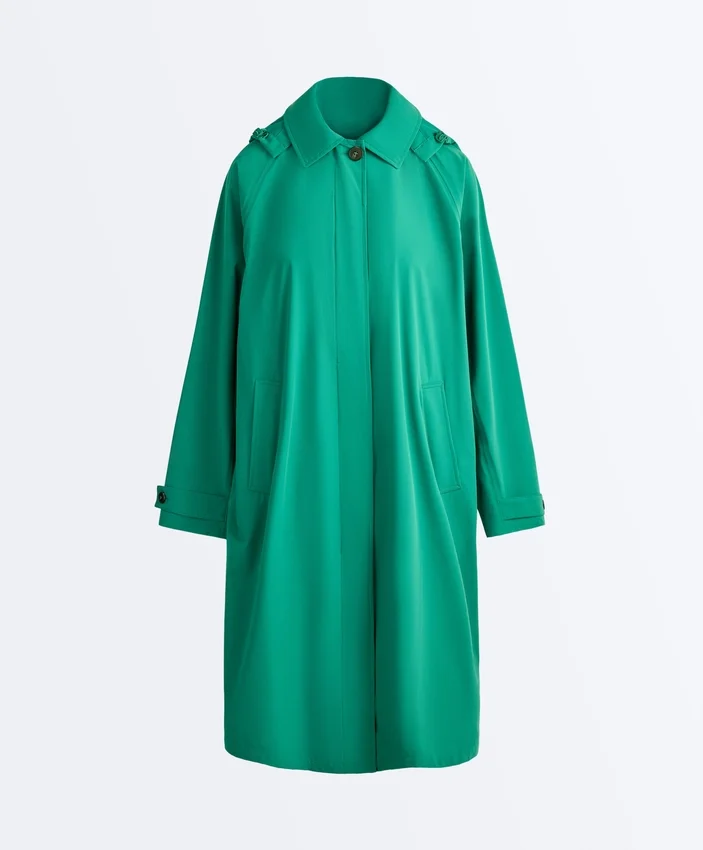 Chaqueta impermeable extra ligera de largo medio 10K Chaqueta impermeable extra ligera de largo medio 10K