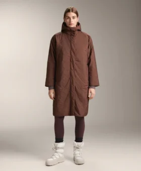 Chaqueta larga acolchada con Fellex® Aerogel repelente al agua