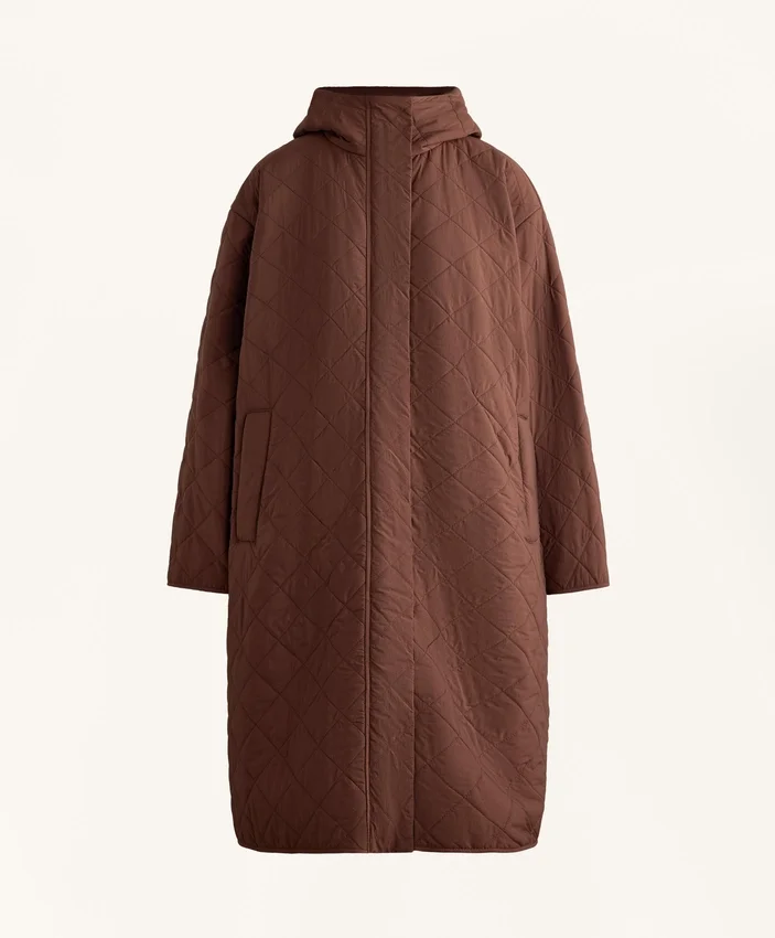 Chaqueta larga acolchada con Fellex® Aerogel repelente al agua Chaqueta larga acolchada con Fellex® Aerogel repelente al agua
