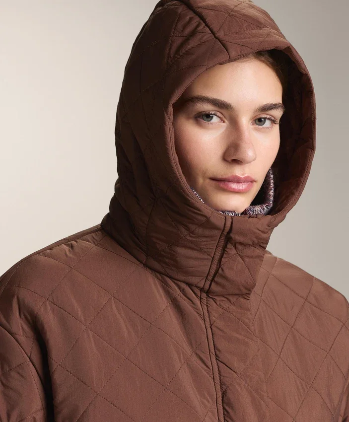 Chaqueta larga acolchada con Fellex® Aerogel repelente al agua Chaqueta larga acolchada con Fellex® Aerogel repelente al agua