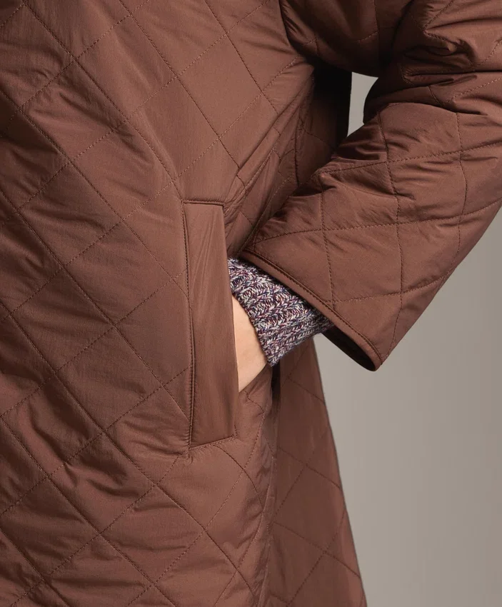 Chaqueta larga acolchada con Fellex® Aerogel repelente al agua Chaqueta larga acolchada con Fellex® Aerogel repelente al agua
