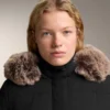 Chaqueta larga acolchada repelente al agua Primaloft®