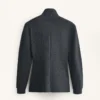 Chaqueta larga asimétrica a rayas con modal Chaqueta larga asimétrica a rayas con modal