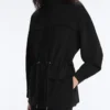Chaqueta larga con bolsillos de modal y Soft Touch Chaqueta larga con bolsillos de modal y Soft Touch