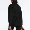 Chaqueta larga con bolsillos de modal y Soft Touch Chaqueta larga con bolsillos de modal y Soft Touch