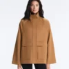Chaqueta larga con efecto neopreno Chaqueta larga con efecto neopreno
